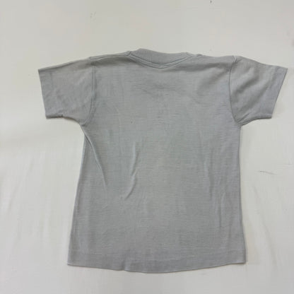 80s Kids Toddler Vintage He-Man Heat Transfer Print Gray Single Stitch Short Sleeve T-Shirt Junior Starts 4T Made in USA