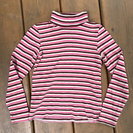 80s/90s Kids Vintage Border Turtleneck Light Knit