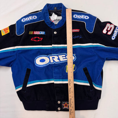 Kids Youth Oreo Ritz NASCAR Racing Snap Jacket Dale Earnhardt Jr  11Y 12Y 13Y