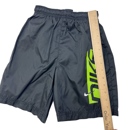 90s 2000s Kids Vintage Nike Black Lined Swim Short With Pockets Small