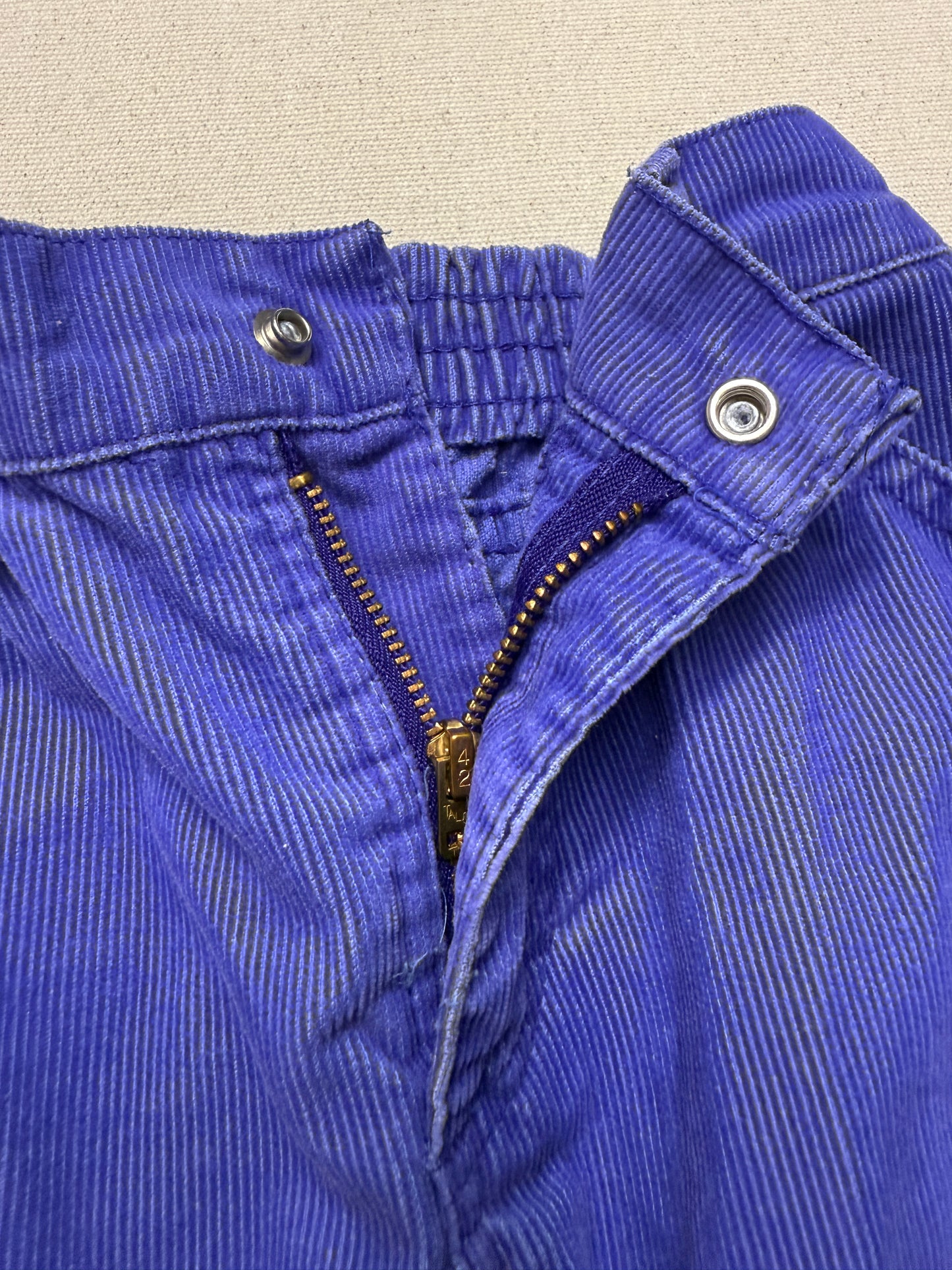 80s Kids Toddler Vintage Oshkosh Bgosh Purple Corduroy Straight Leg Lightweight Pants / 2T 3T / Made in USA