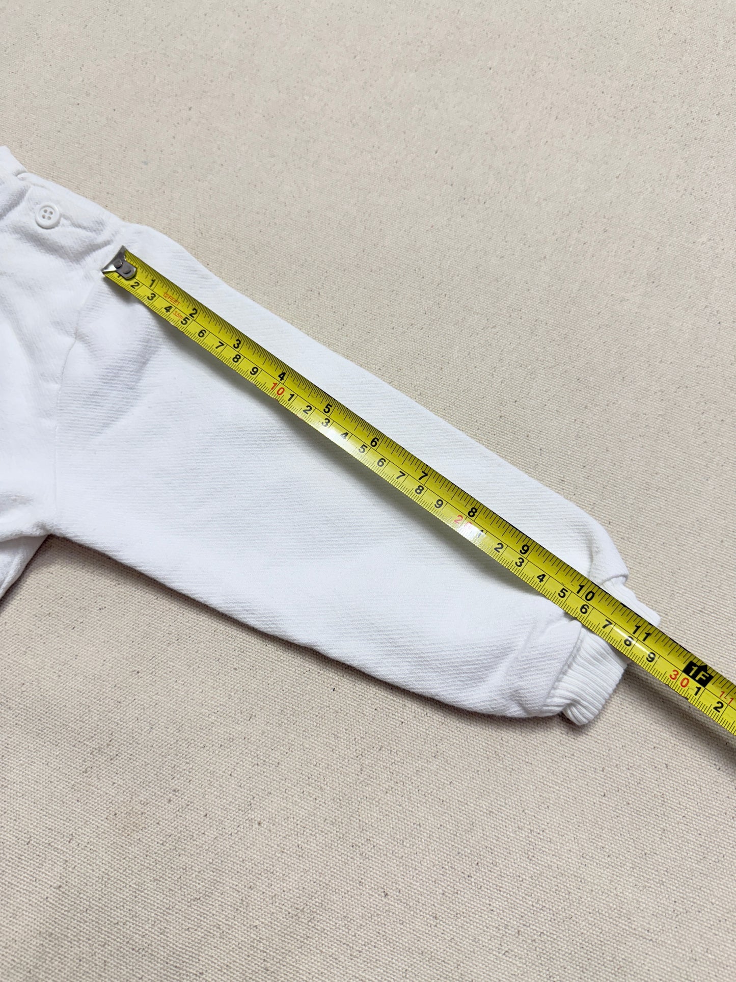 80s 90s Kids Toddler Vintage Oshkosh Bgosh Flawer Print White Longsleeve Cotton Top / 2T 3T / Made in USA