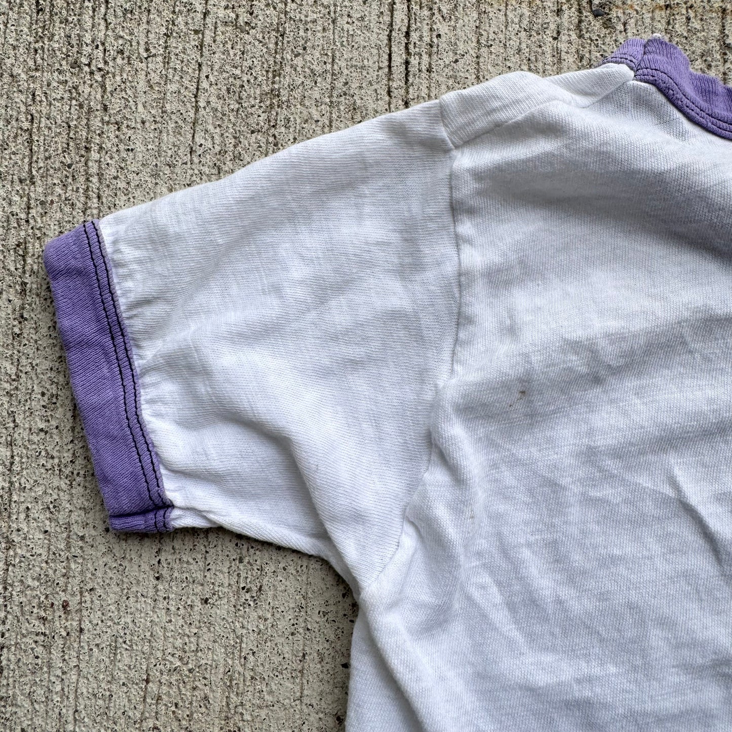 70s Kids Vintage Sparkly RIBET Frog Print Rangler T-Shirt M 7Y 8Y 9Y Baby Tee Made In USA