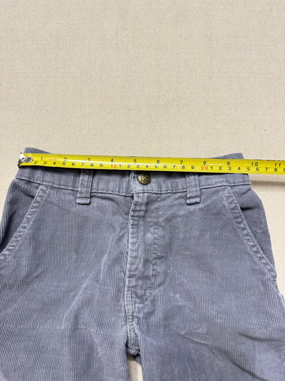 80s Kids Toddler Vintage Oshkosh Bgosh Gray Corduroy Pants / 4T 5T / Made in USA
