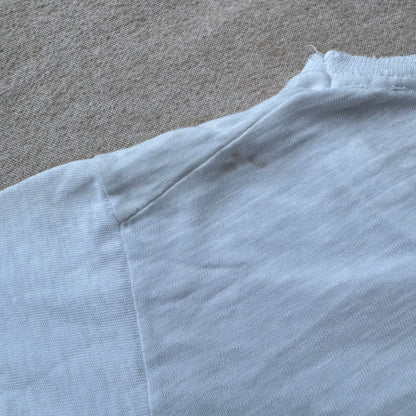 60s Kids Vintage Batman Rare Great Graphic Short Single Stitch Sleeve White T-Shirt 6Y 7Y Baby Tee