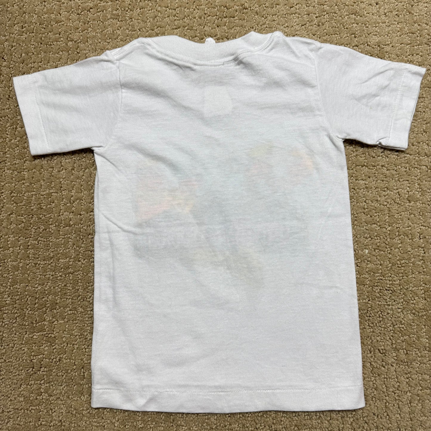 1990 Kids Toddler Vintage Universal Studios Florida Cartoon Character White Single Stitch Short Sleeve T-Shirt 2Y 3Y 4Y