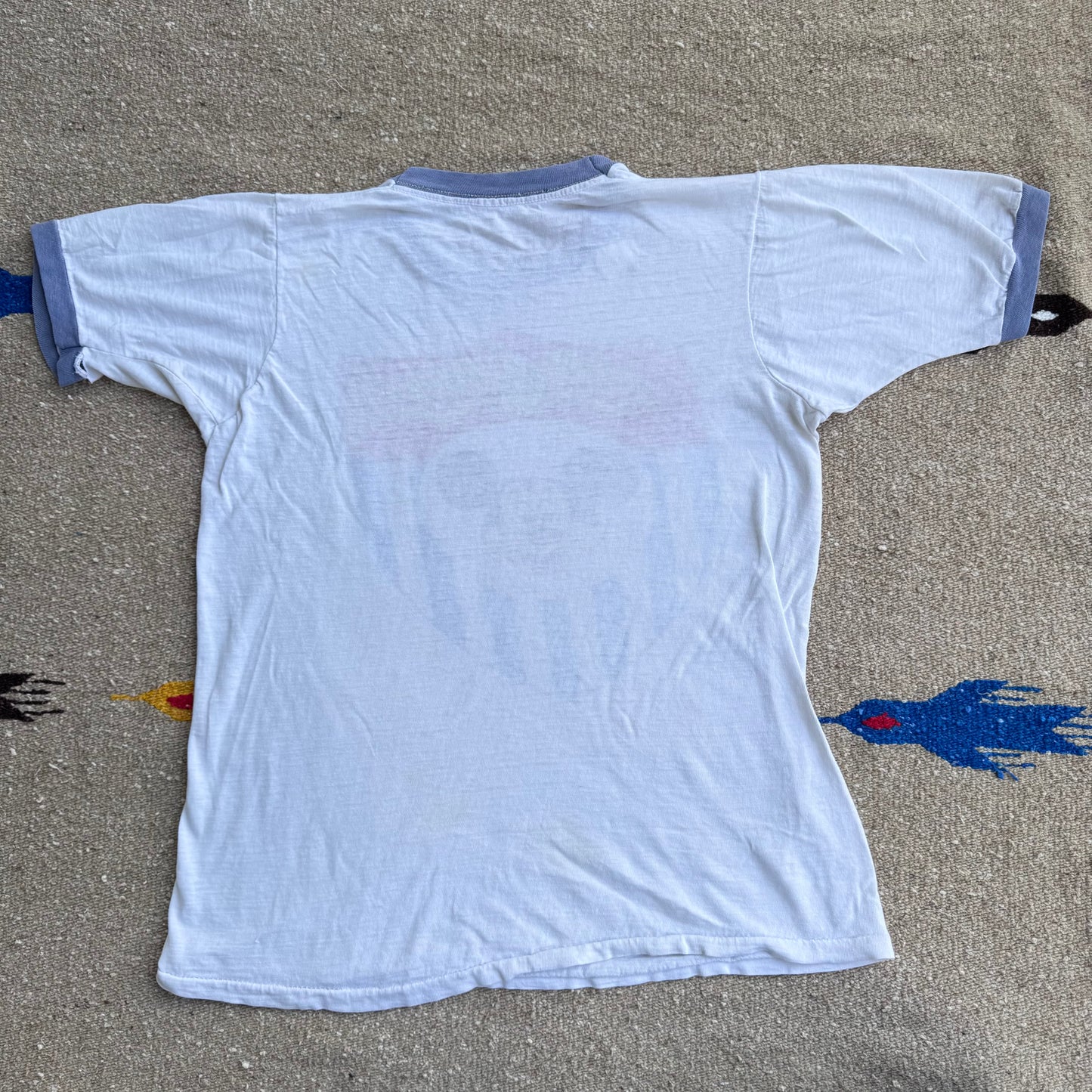 70s 80s Kids Teen Vintage Walt Disney Mickey Crest Shield Short Sleeve T-Shirt 10Y 11Y 12Y