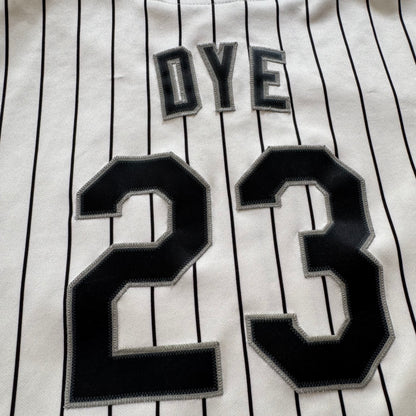 90s Kids Vintage MLB Majestic Jersey Chicago White Sox White/Black 23 Dye Button Up 11Y 12Y 13Y 14Y