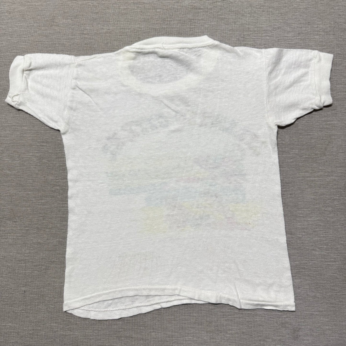 60s Kids Vintage Atlantic City NJ Souvenir Short Sleeve White 100% Cotton T-Shirt M 6Y 7Y 8Y