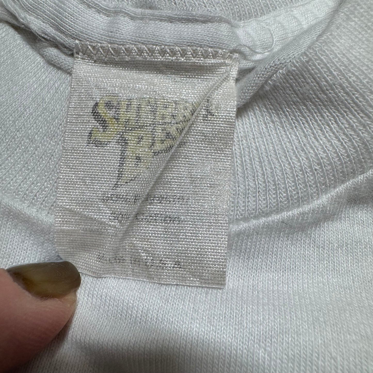 1990 Kids Toddler Vintage Universal Studios Florida Cartoon Character White Single Stitch Short Sleeve T-Shirt 2Y 3Y 4Y