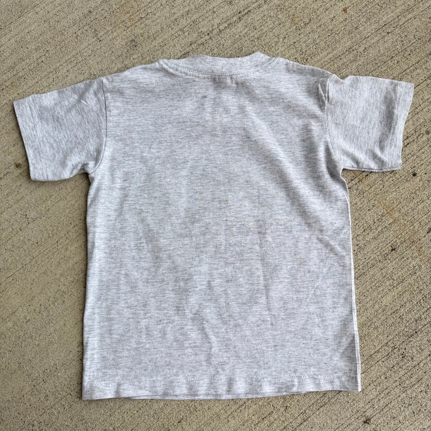 Kids Vintage Big Al Gator Beach N’ Surf Team Gray 50/50 T-Shirt Small 4/5Y Made in USA