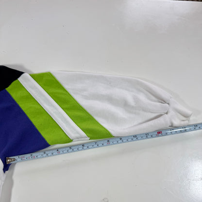 80s Kids Toddler Vintage Team Adidas Half Zip White Sweatshirt S 4Y 5Y