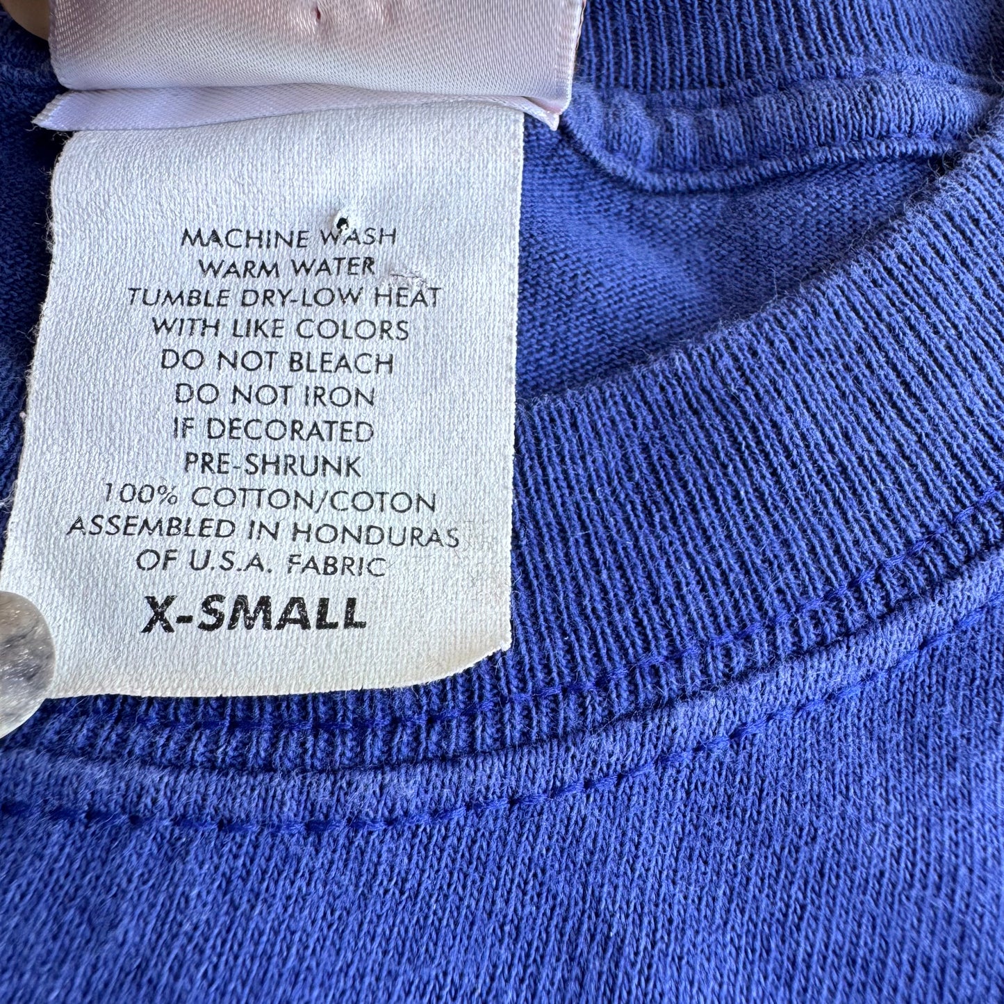 Early 2000s Kids Toddler Vintage Disney’s Captain Hook Adventures Blue 100% Cotton Short Sleeve T-Shirt Made In USA XS 3Y 4Y 5Y