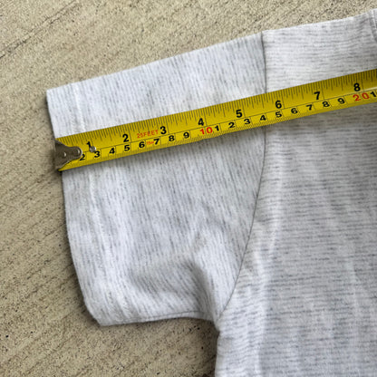 Kids Vintage Frogs Jumping Gray 50/50 T-Shirt L 6Y 7Y 8Y Baby Tee Made in USA