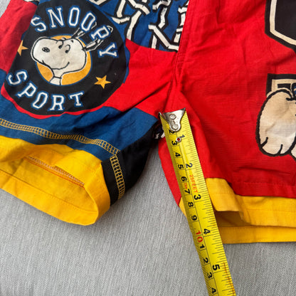 NWT Kids Vintage Snoopy Sport Swim Lined Multicolour Short With Pockets 5T