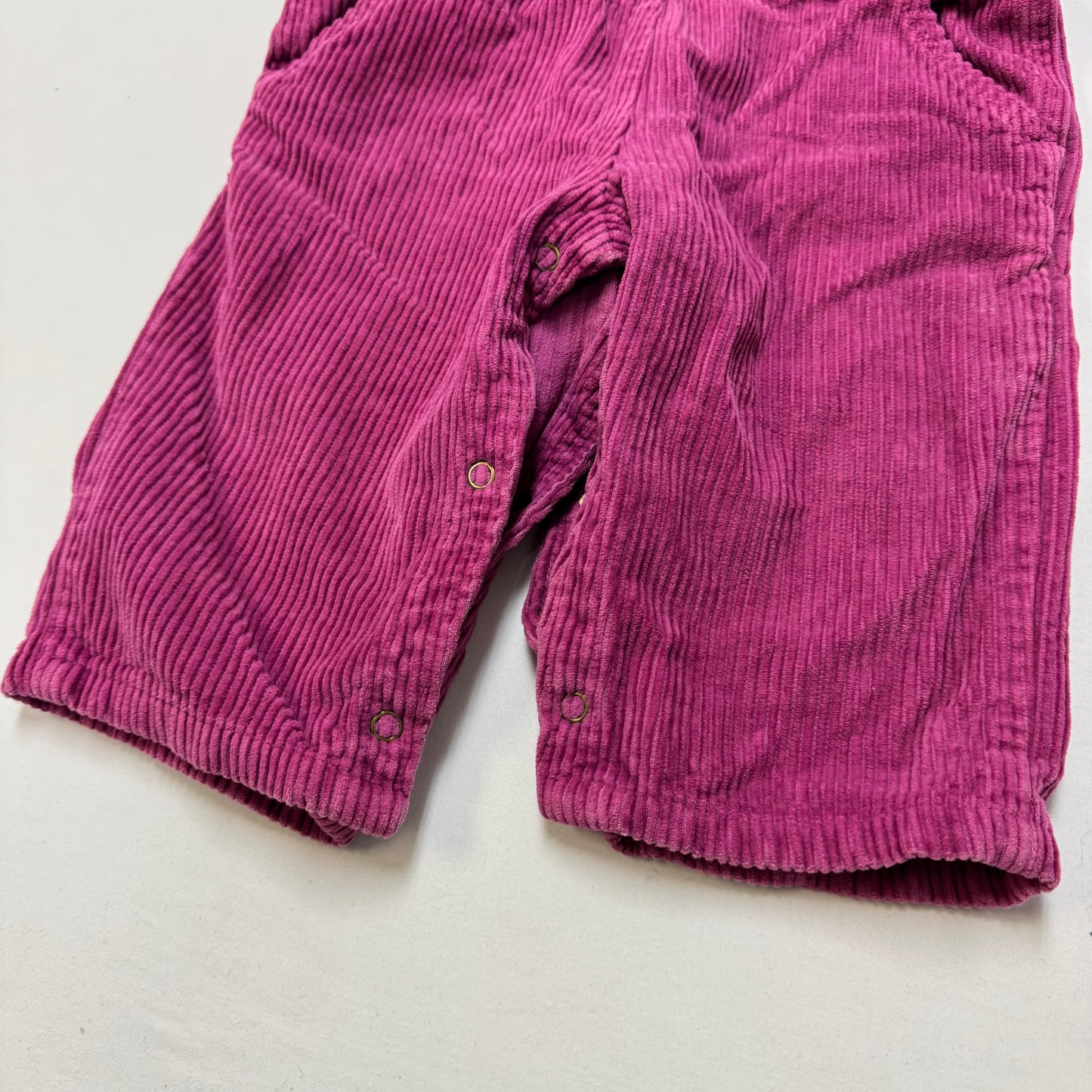 2000s Kids Toddler Infant Baby B’Gosh Oshkosh Purple Mauve Cordury Overall/18m/ Made in Canada