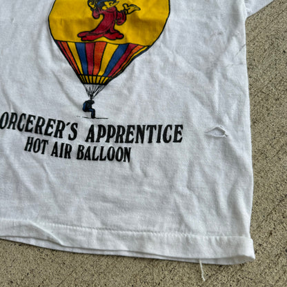 80s Kids Vintage Disney Mickey Mouse Sorcerer’s Apprentice Hot  Air Ballon 50/50 Made In USA 4Y 5Y 6Y