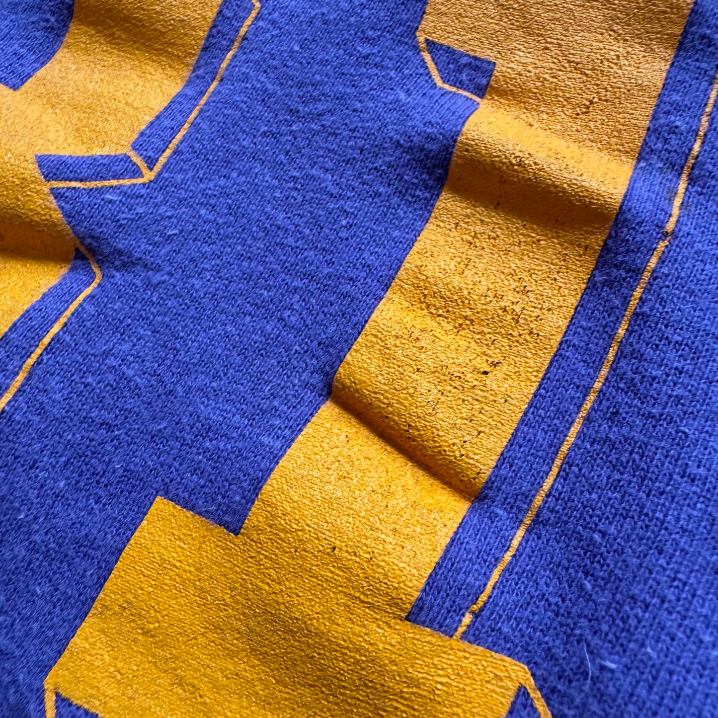 70s 80s Kids Toddler Vintage Purple Long Sleeve Crew Pullover Yellow 81 Print Front and Back and Sleeves 2T 3T 4T