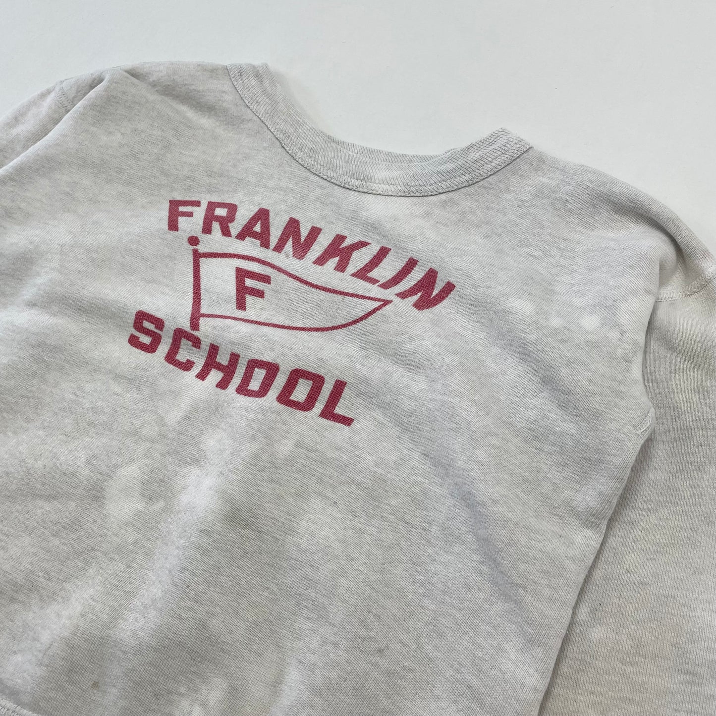 50’s 60’s Kids Youth Vintage FRANKLIN SCHOOL Sweatshirt / 8-10y