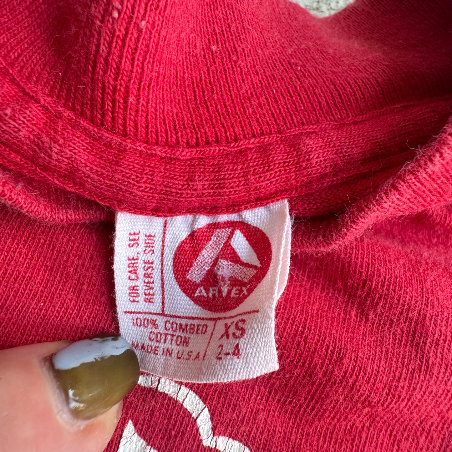 70s Kids Toddler Vintage Red Ft. Indiantown Gap Military Single Stitch Short Sleeve T-Shirt XS 2T 3T 4T Made in USA