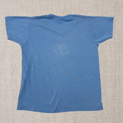 Kids Vintage Panda With Bamboo Milwaukee County Zoo Light Blue Screen Stars 50/50 T-Shirt 10Y 12Y