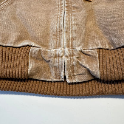 2006 Kids Vintage Carhartt Brown Hooded Active Lined Thick Hooded Jacket /M/ 8Y