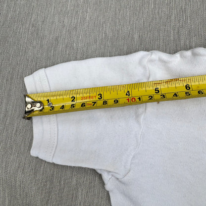 70s Kids Vintage Sweden Cute Print Design Off White Short Sleeve T-Shirt Made in Sweden 3Y 4Y 5Y