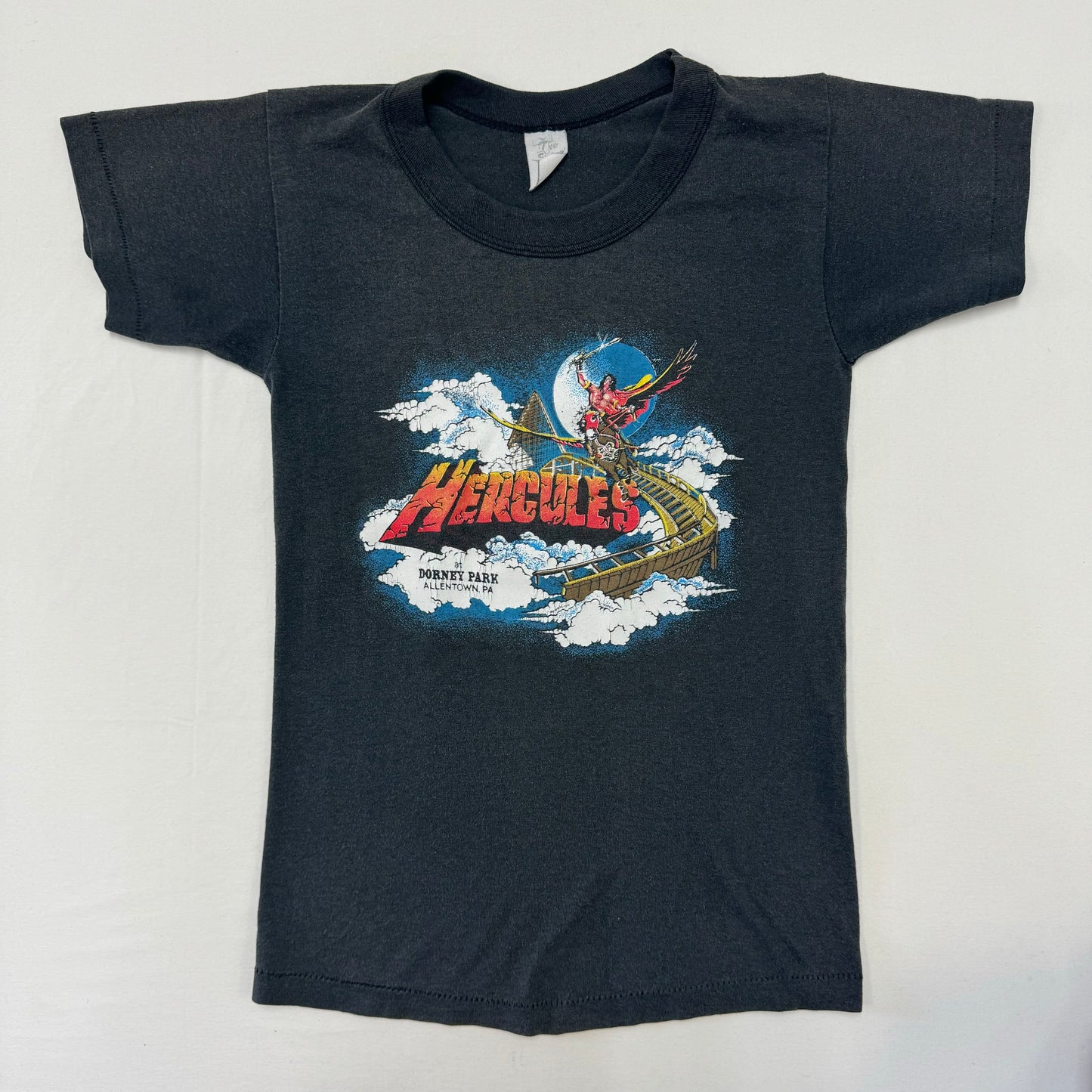 Vintage 70s80s Kids Hercules Print T-Shirt M