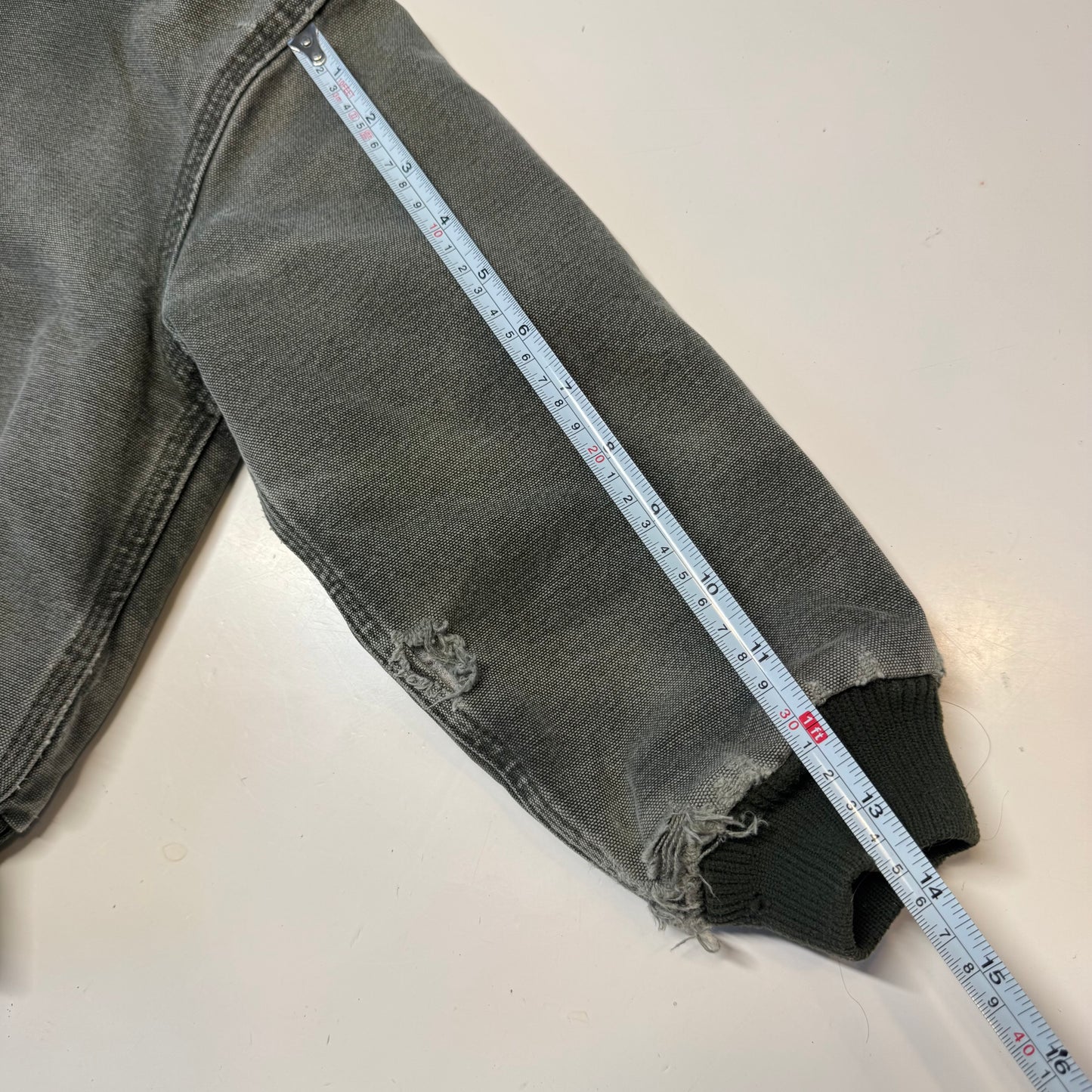 2006 Kids Toddler Vintage Active Dark Green Hooded Carhartt Jacket XS 4Y 5Y