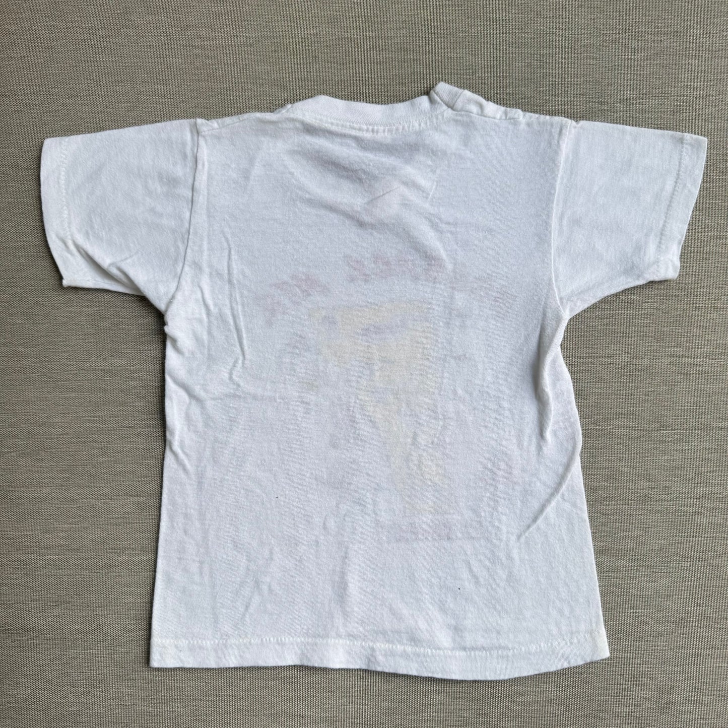 60s Kids Toddler Vintage Fruit of the Loom Hogback Mountain Vermont Souvenir White Single Stitch Short Sleeve T-Shirt 6Y