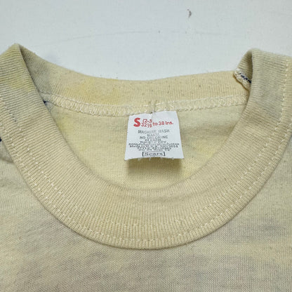 1977 Kids Baby Vintage Marvel The Amazing Spiderman Double Sided Raglan Light Yellow 3/4 Sleeve Single Stitch T-Shirt 2T 3T Made in USA