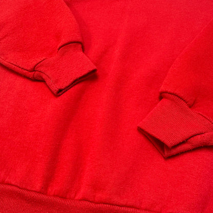 90s Kids Vintage Hanes Chicago Bulls Big Logo Red Long Sleeve Crew Sweatshirt M 10Y 11Y 12Y Made in USA