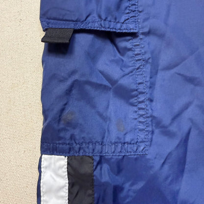 90s 2000’ Kids Vintage Nike Navy Cargo Style Loose Fit Shell Shorts / 6y 7y 8y