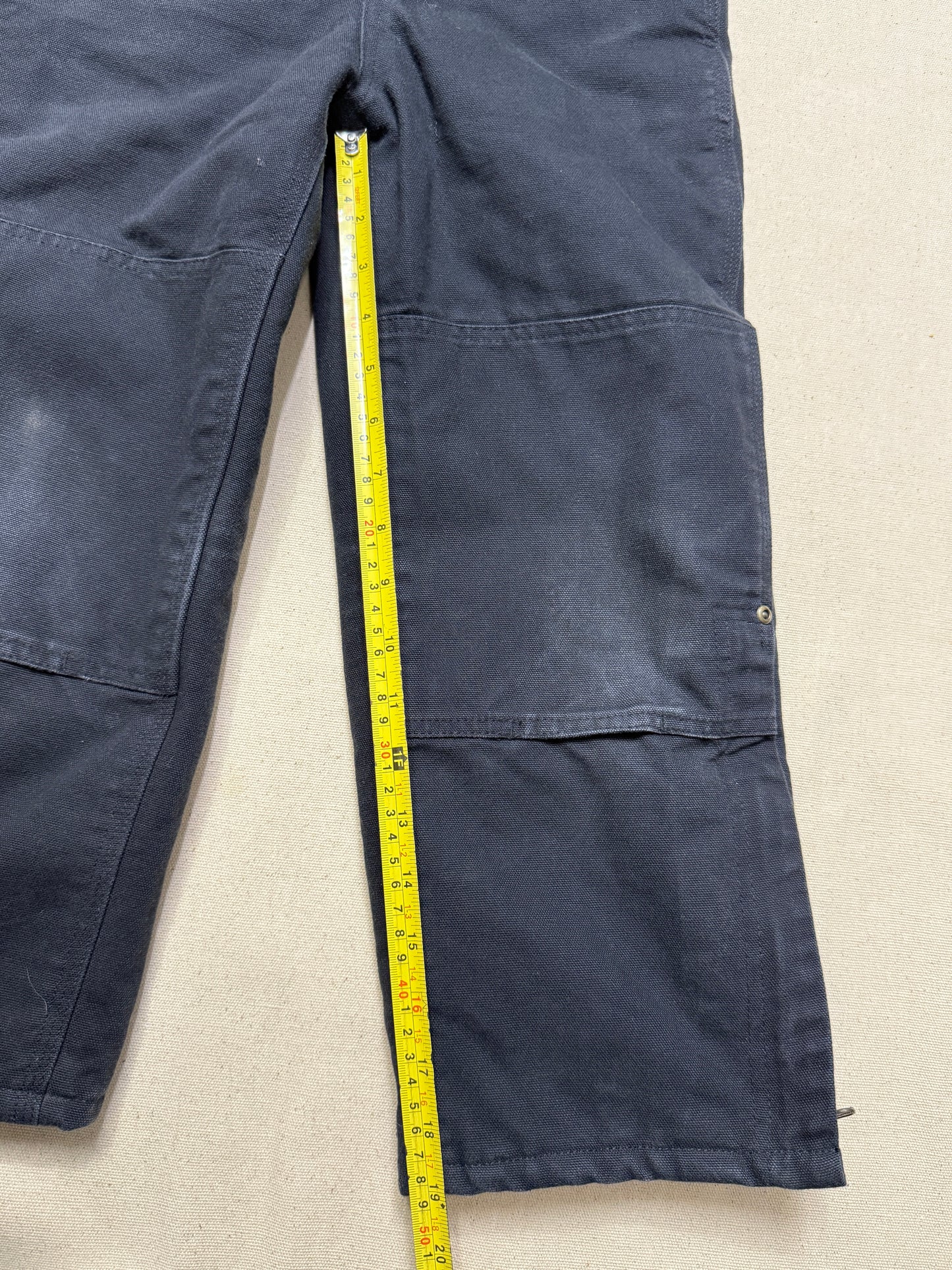 Modern Kids Carhartt Black Bib Double Knee Quilted Liner Overall / 5y 6y