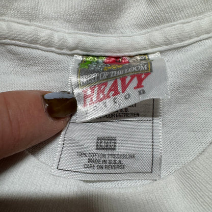 90s Kids Teen Vintage Muppet Treasure Island Jim Henson White Single Stitch Short Sleeve 100% Cotton T-Shirt 14/16Y