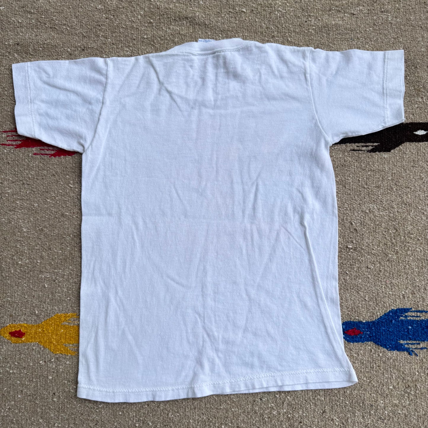 80s 90s Kids Vintage Disney’s MGM Studios Mickey Mouse Short Sleeve White 100% Cotton T-Shirt L 7Y 8Y 9Y Baby Tee Teen Made in USA