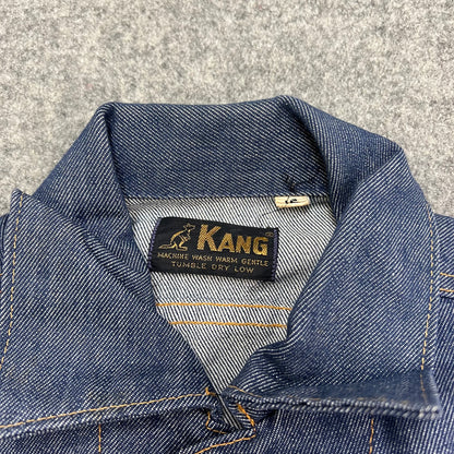 Vintage Youth 70‘s Kang Denim Jacket With Patches size 16Y