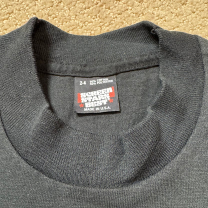 80s Kids Toddler Vintage Finny Graphic Print Screen Stars Best Black Single Stitch Short Sleeve T-Shirt 2T 3T 4Y Made in USA