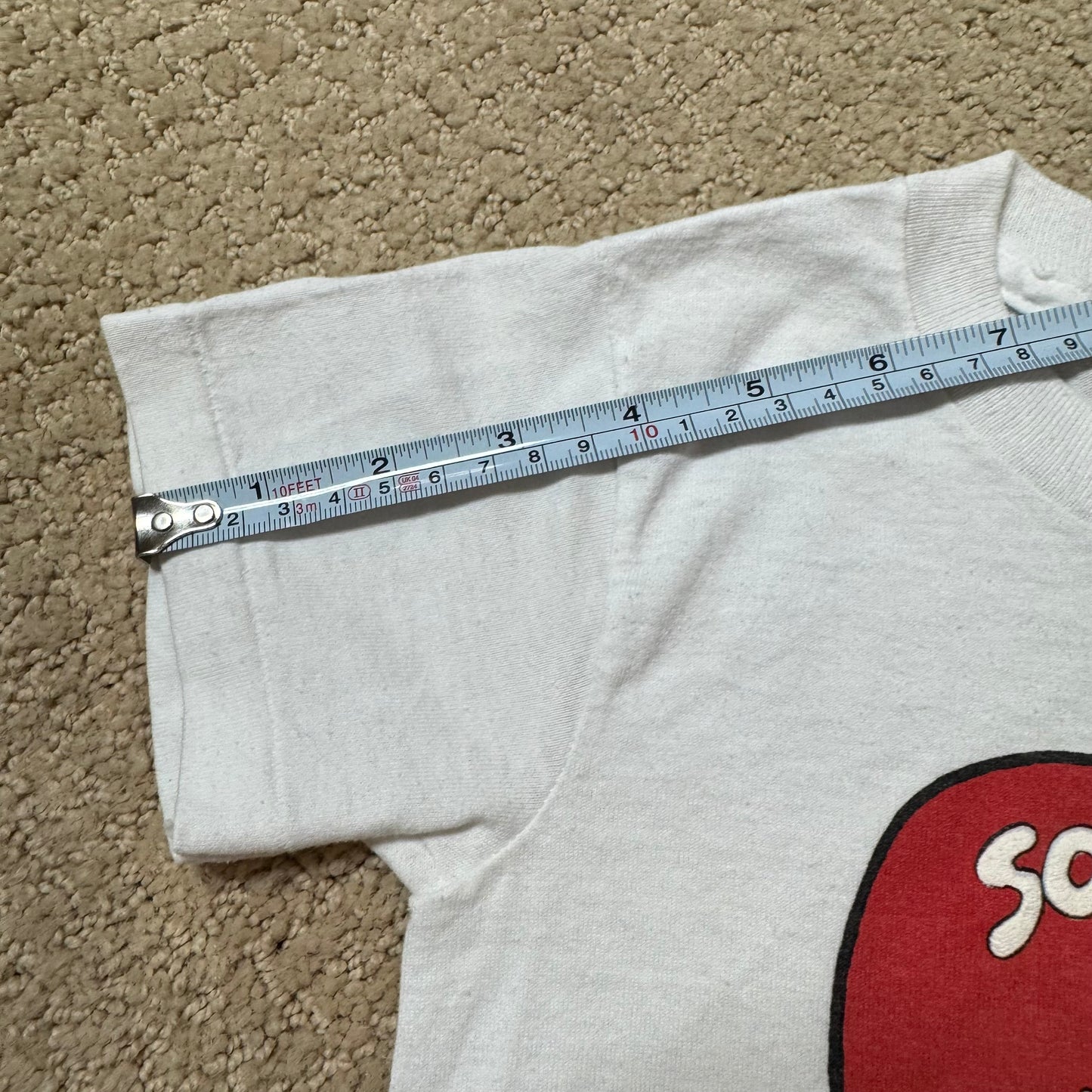 90s Kids Toddler Vintage Somebody Loves Me! Peabody Memphis Cute Cartoon Ducks on a Single Stitch Short Sleeve White  T-Shirt XS 2Y 3Y Made in USA