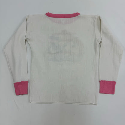 80s Kids Vintage Pink Panther ‘ Star Quality’ Thermal Long Sleeve Size M 8-10Y