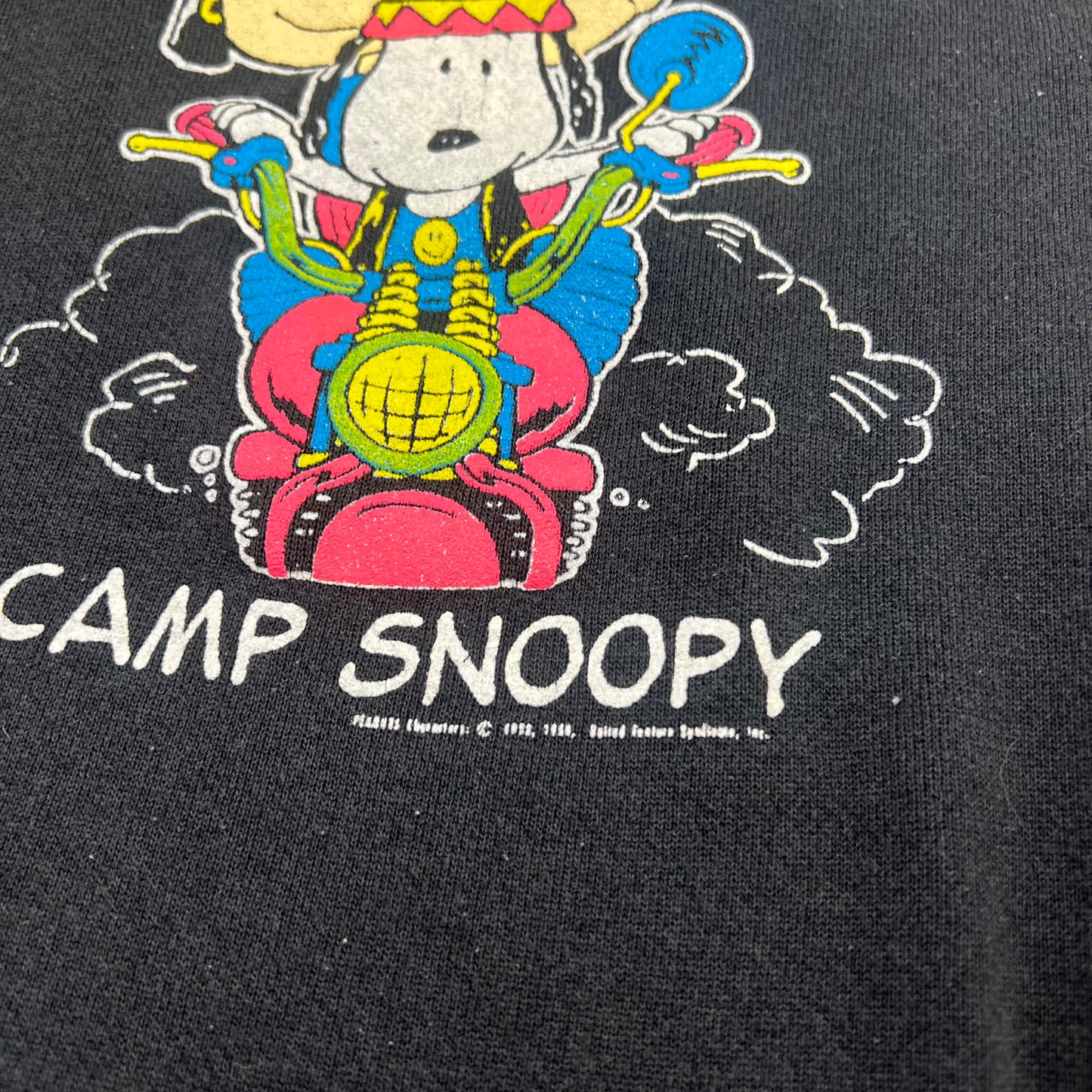 Kids Snoopy Black Sweat Hippie Peace S(8)