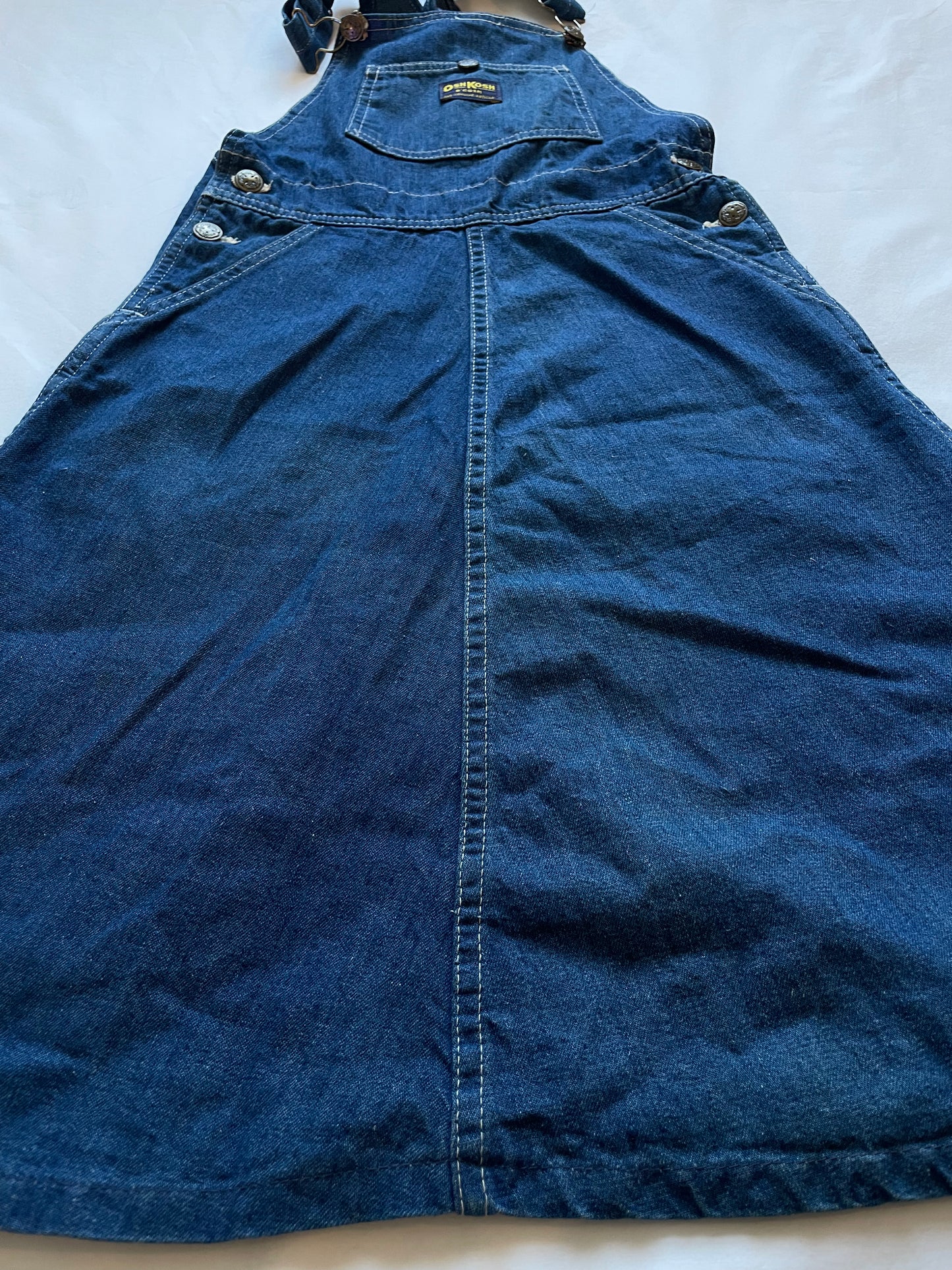 70s/80s Youth Vintage Oshkosh Denim Dress Size 12