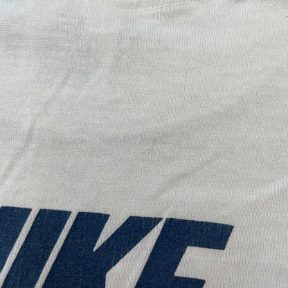 90s Kids Youth Vintage NIKE Penn State University Baseball Team Rare Devil Logo W Sided Print Tshirt / 11y-13y / Baby Tee / Made in USA / Cotton Polyester