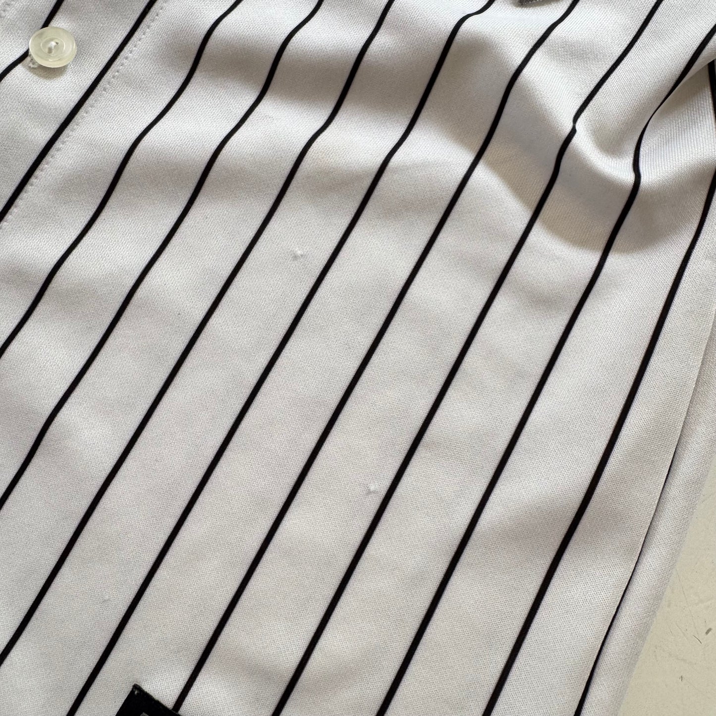 90s Kids Vintage MLB Majestic Jersey Chicago White Sox White/Black 23 Dye Button Up 11Y 12Y 13Y 14Y