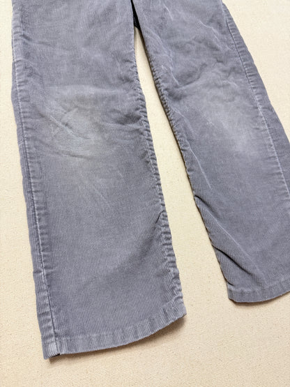 80s Kids Toddler Vintage Oshkosh Bgosh Gray Corduroy Pants / 4T 5T / Made in USA