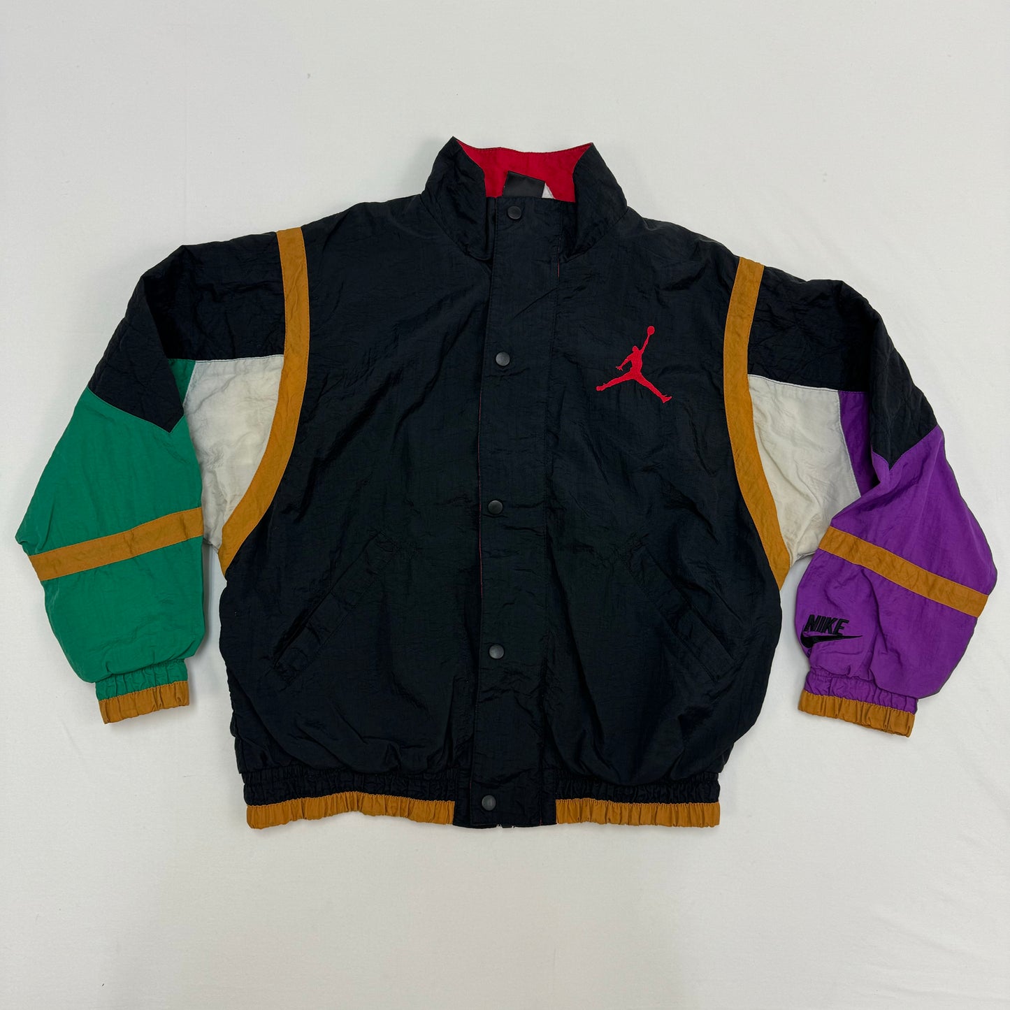 90s Vintage Kids Youth Nike Air Jordan Windbreaker Big Logo