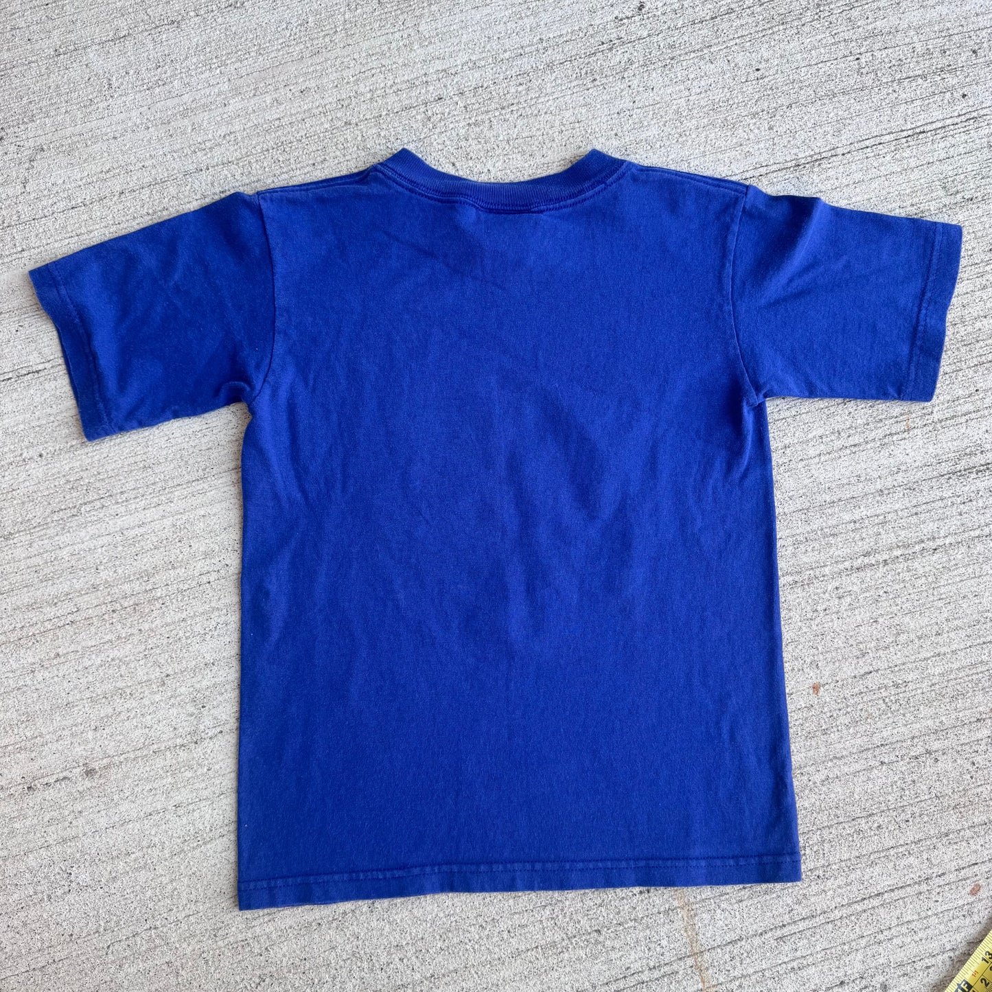 Early 2000s Kids Toddler Vintage Disney’s Captain Hook Adventures Blue 100% Cotton Short Sleeve T-Shirt Made In USA XS 3Y 4Y 5Y