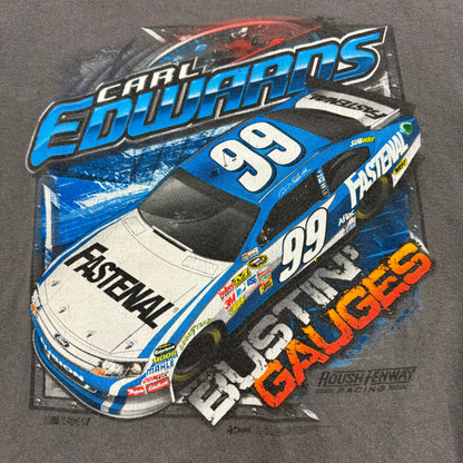 Kids NASCAR Carl Edwards Racing T-shirt Size L Baby Tee