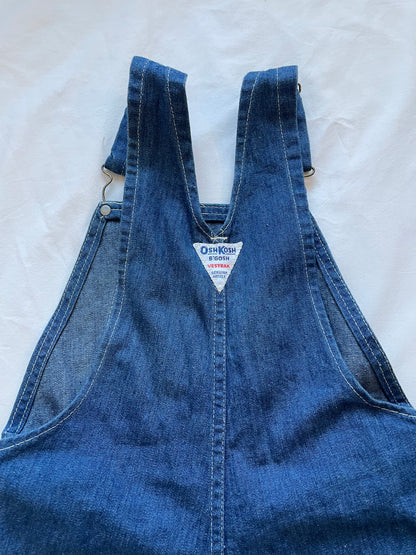 70s/80s Youth Vintage Oshkosh Denim Dress Size 12