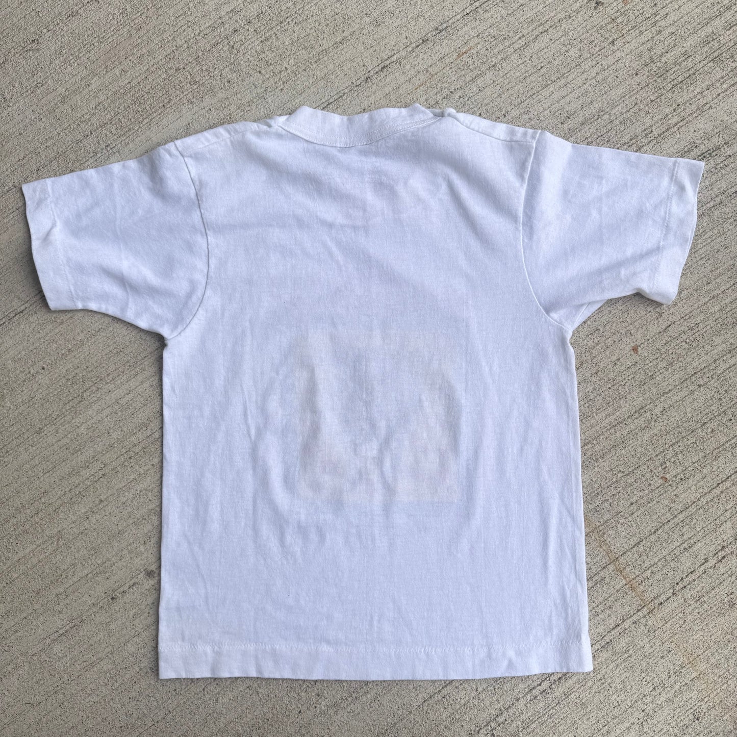 90s Kids Vintage What’s a Warthog? White 50/50 Single Stitch T-Shirt 10-12Y Baby Tee Made In USA